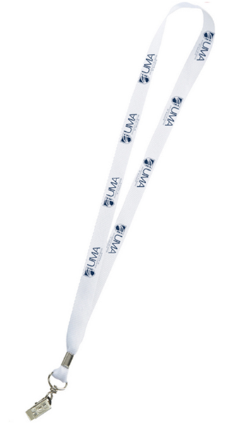 Picture of 1" Lanyard - White