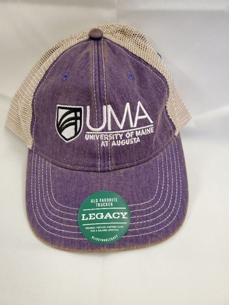 Picture of UMA Purple and Khaki Trucker Hat