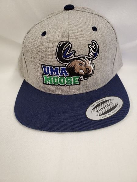 Picture of UMA Moose Navy and Heather Gray Hat